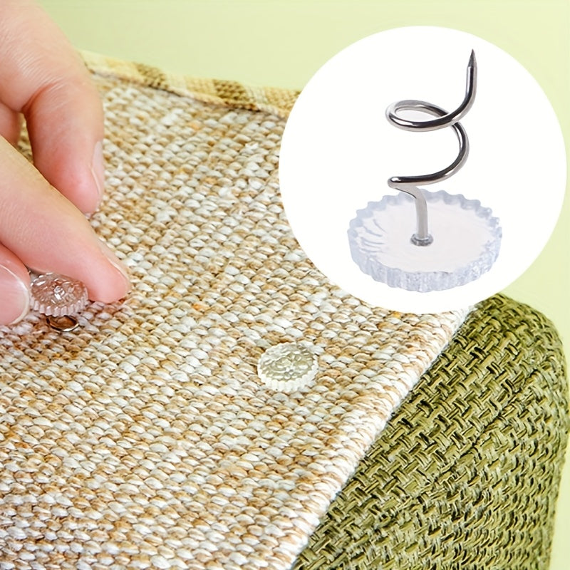 Set of 20 Stainless Steel Sofa Cushion Clips for Bed Sheets and Quilts