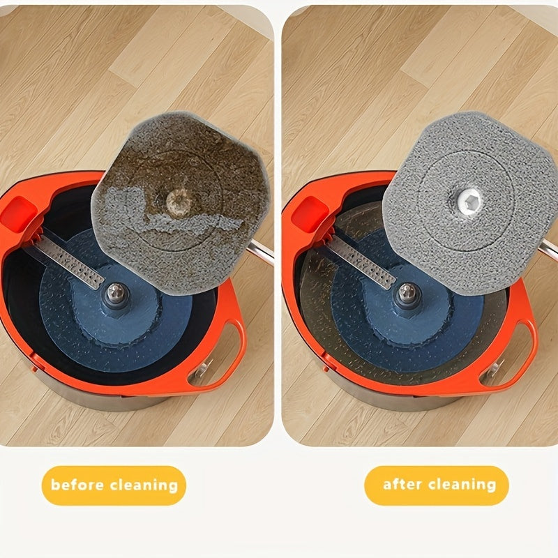 Microfiber Spin Mop va kova to'plami yog'och, plitka, laminatni tozalash uchun