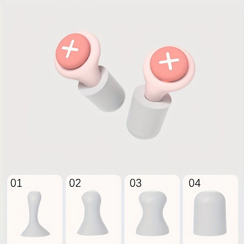 Soft Silicone Sleep Earplugs Reusable Comfortable Secure Fit