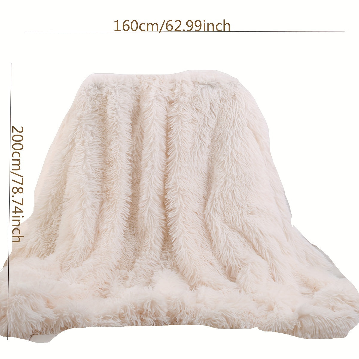 White Nordic Coral Fleece Throw Blanket Soft Warm Winter Sofa Cover