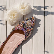 Ayollar uchun charmli burunli baland oyoqli qulay kiyinadigan poyabzal