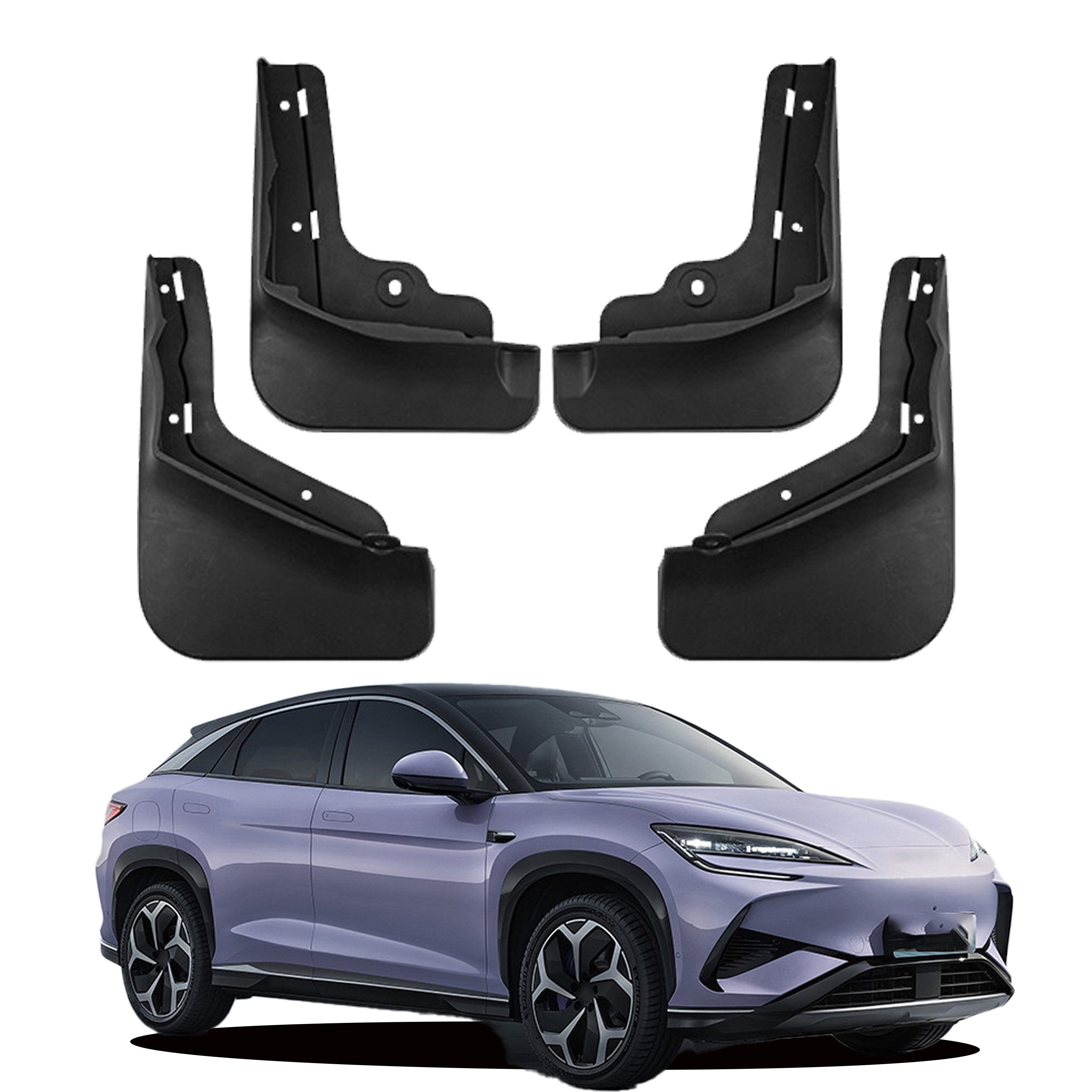 4pcs Guardabarros de coche para guardabarros delanteros y traseros, protección duradera contra arañazos