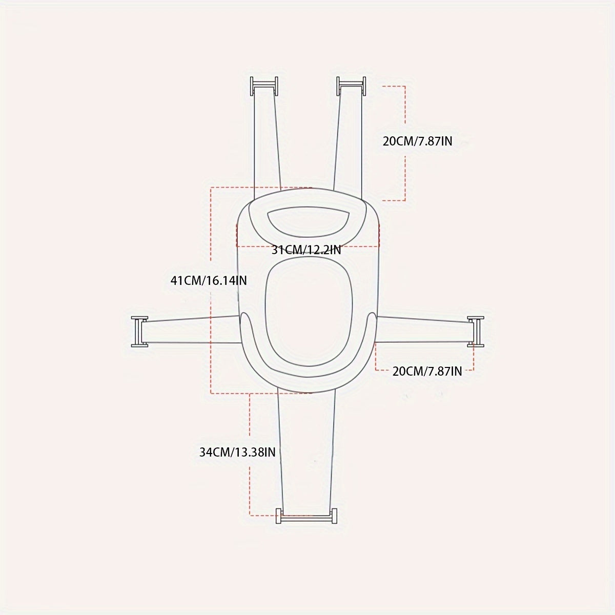 Oq rangdagi xavfsiz cho'milish uchun qulflashlar bilan bo'shashmaydigan tarmoq bilan bolalar cho'milish uchun yostiq