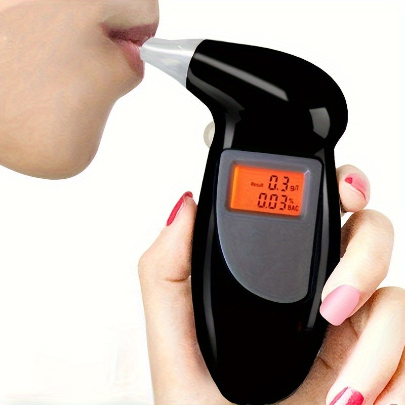 Portable Digital Breathalyzer for Personal and Vehicle Use Battery Powered Alcohol Tester