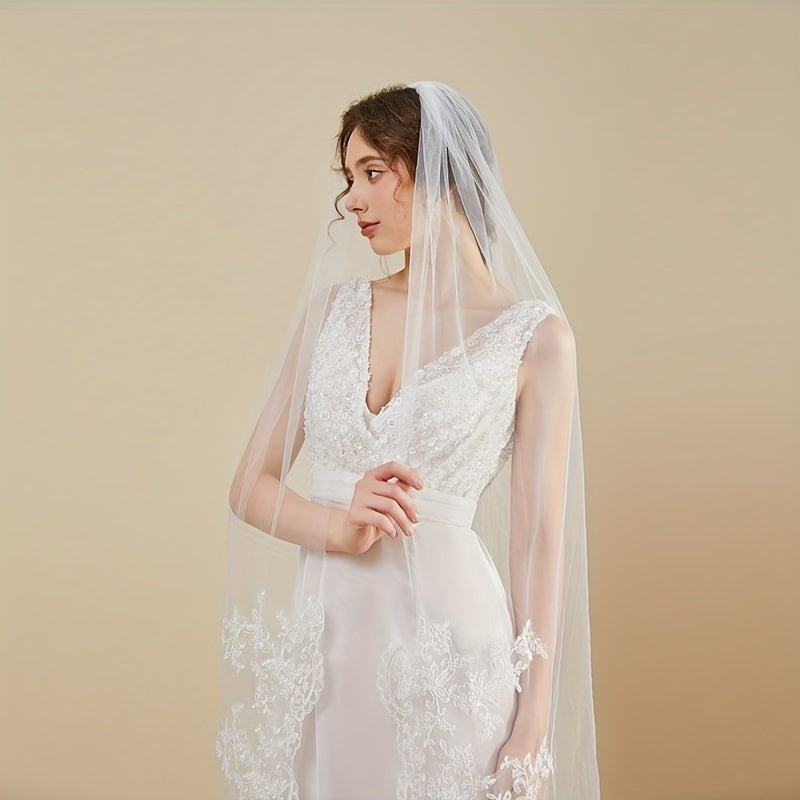 To‘y qiz to‘ylik xalat tasmali tikanli tilla 2m uzunlikda, bitta qatlamli, taroq bilan, polyester