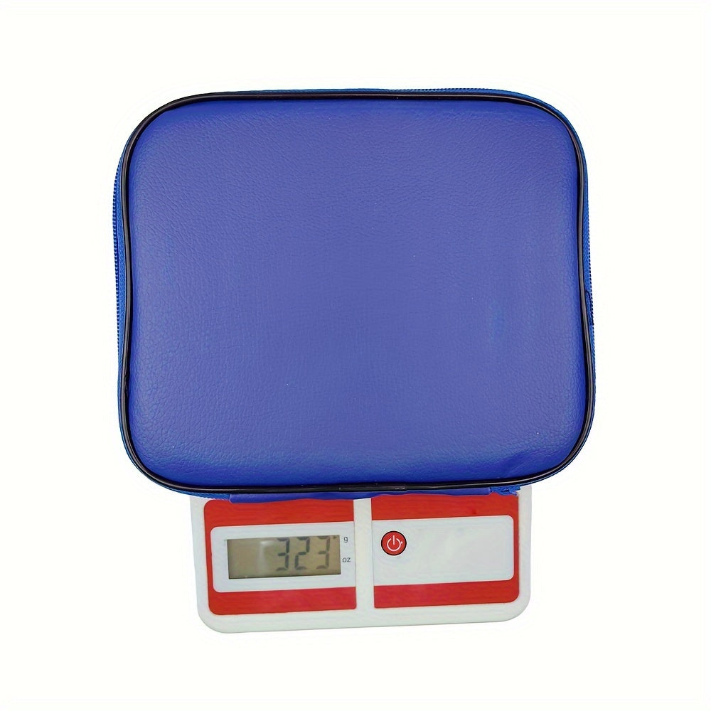 13-Piece Aluminum Oxide Detachable Ring Needle Set for Knitting Ropes and Sweaters in Azure