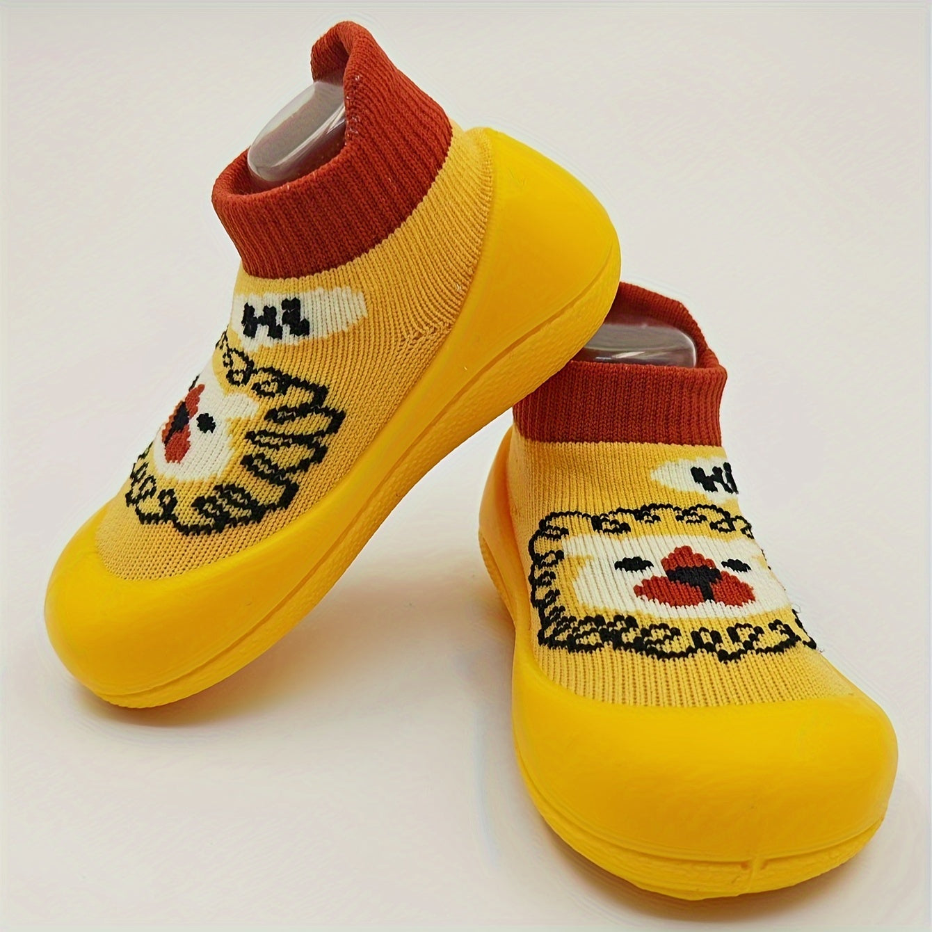 Toddler Slip-On Shoes for Boys and Girls Cartoon Pattern All-Season Fabric Sole