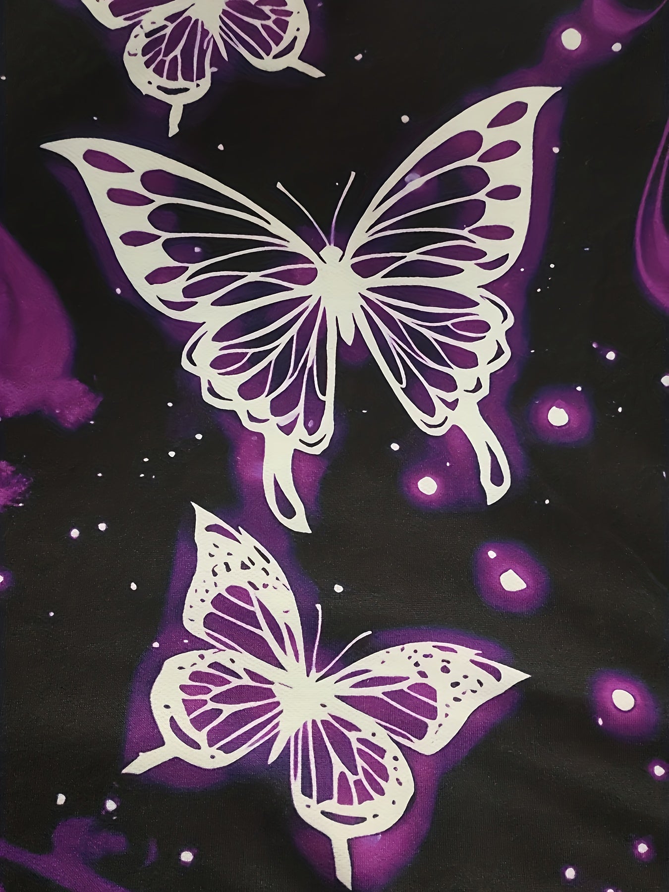 Толстовка женская повседневная с принтом бабочка, с капюшоном и карманами, большой размер