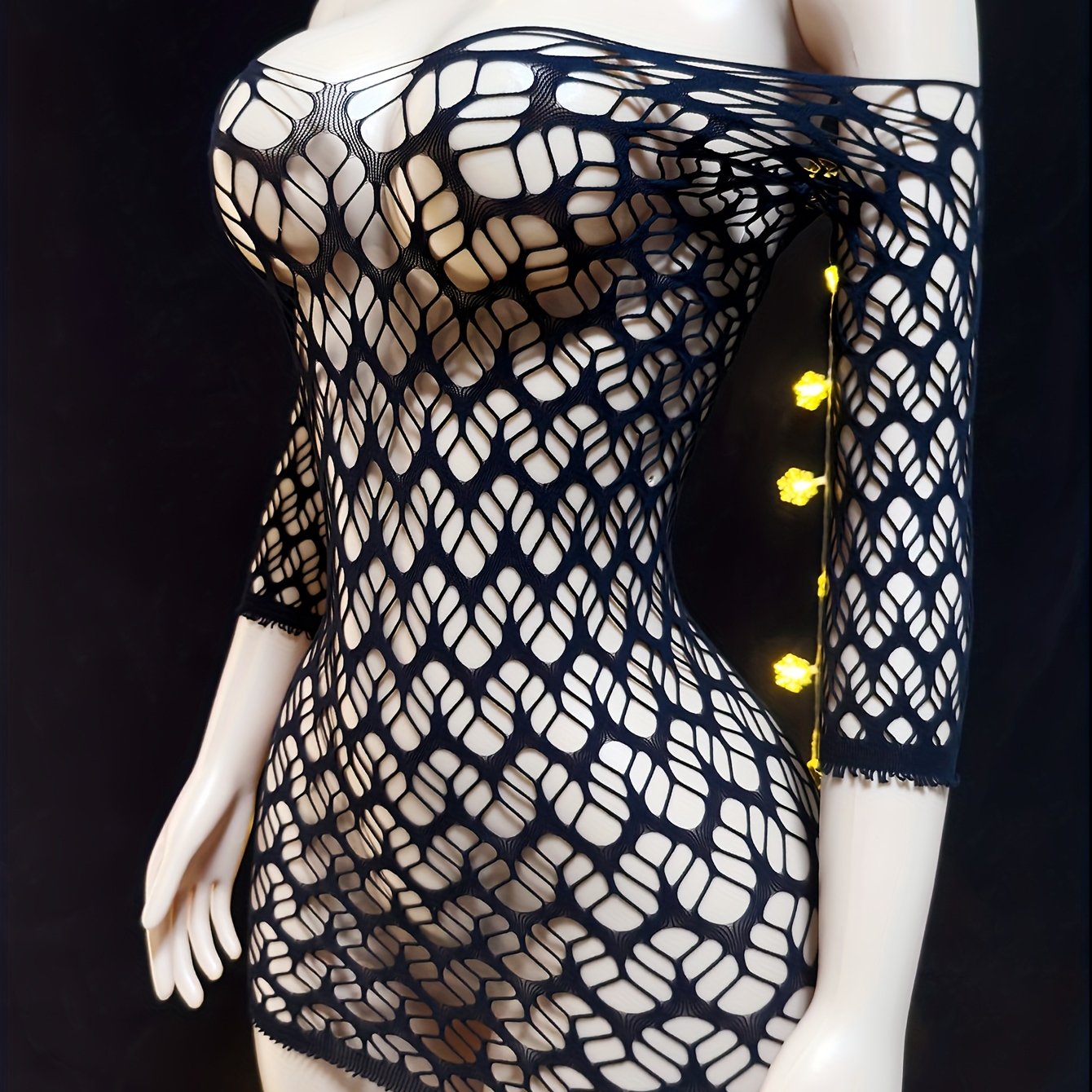 Sexy Long Sleeve Red Dress for Valentine's Day Hip Hugging Evening Wear