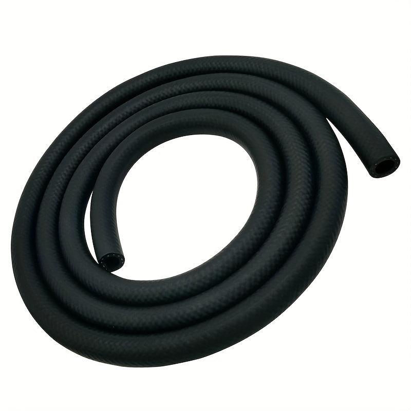 Fuel Line Hose Kit 5/16 and 3/8 Inch Low-Pressure 5 Feet with Clamps