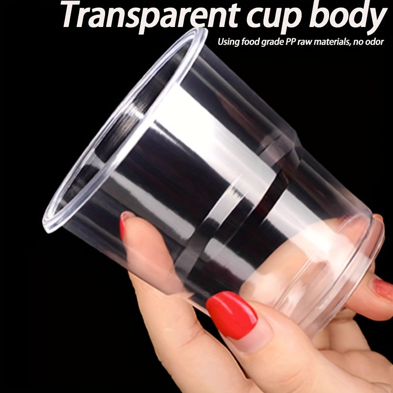 100 Pack 5oz Disposable Plastic Cups Durable Clear Party Supplies
