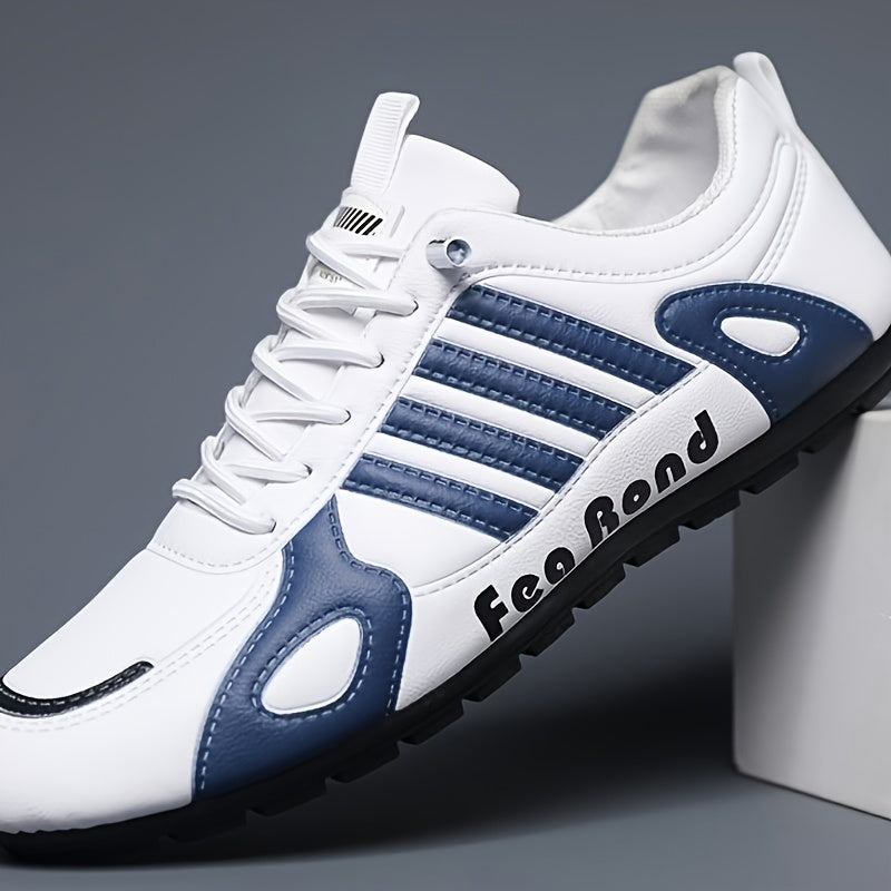 Мужские всесезонные легкие кроссовки-скейтборды для повседневной носки, уличного спорта, дышащий искусственный верх, подошва из ПВХ