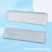 Mikrofiber mop mato 4-to'plam, qayta ishlatiladigan, yuviladigan, namlikni o'ziga singdiruvchi, uy tozalash uchun