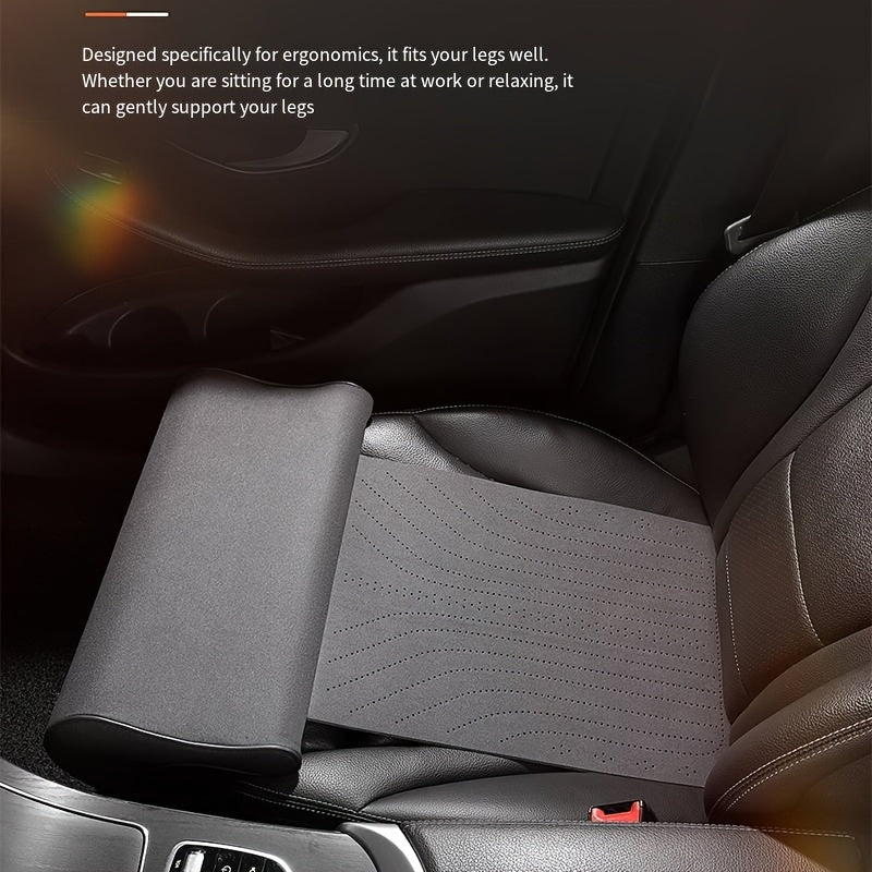 Memory Foam Car Leg Rest & Seat Cushion Ergonomic Folding Support