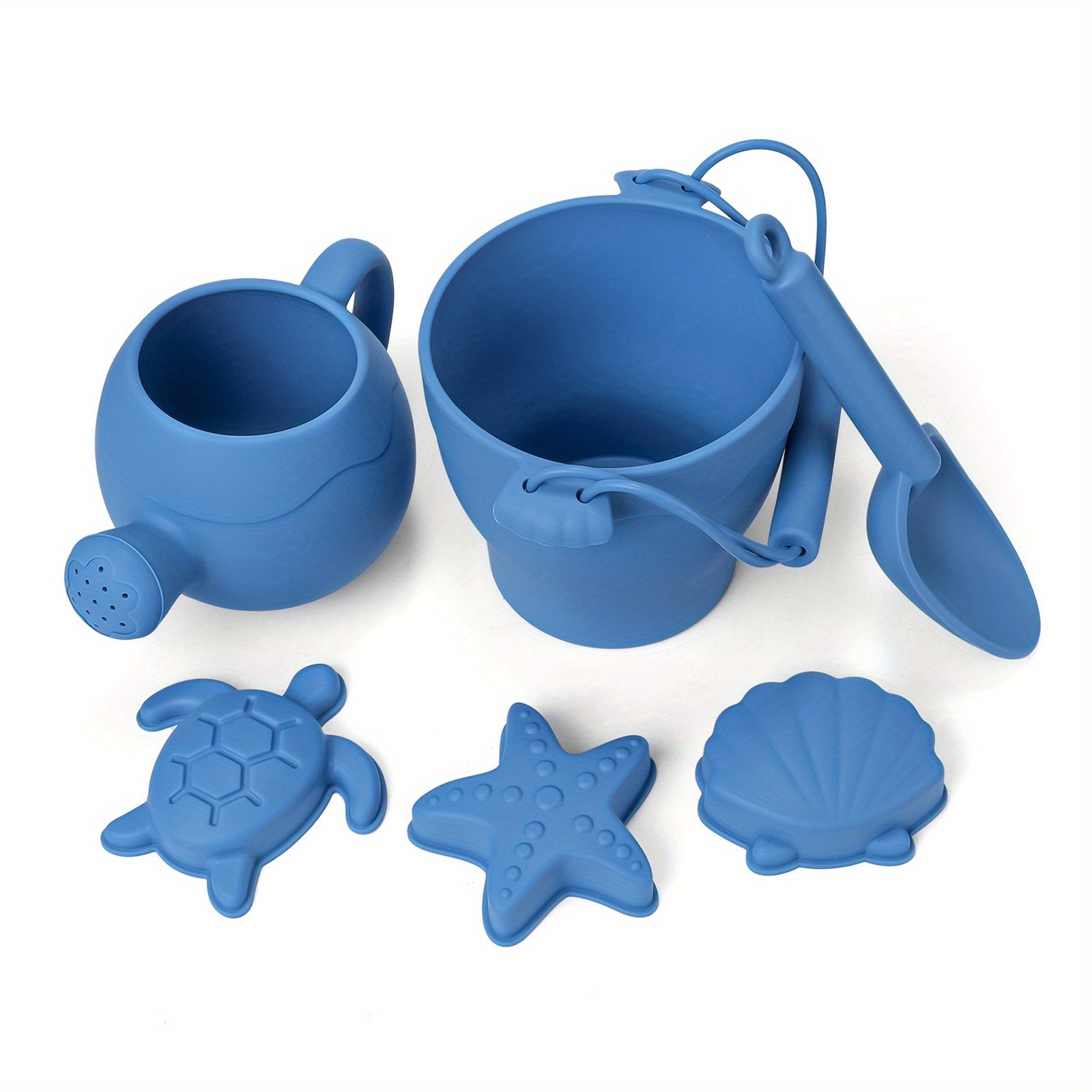 Children's Eco-Friendly Beach Toys Set Sand Bucket Shovel Spray Bottle Outdoor Summer Play