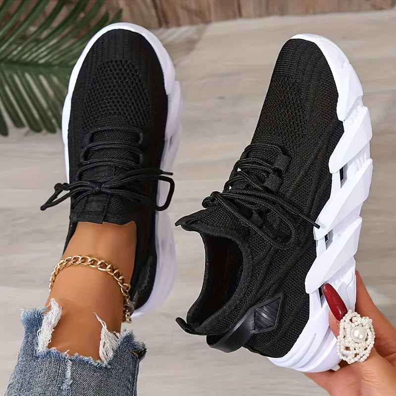 Women's Breathable Mesh Casual Sneakers Low-Top Walking Shoes