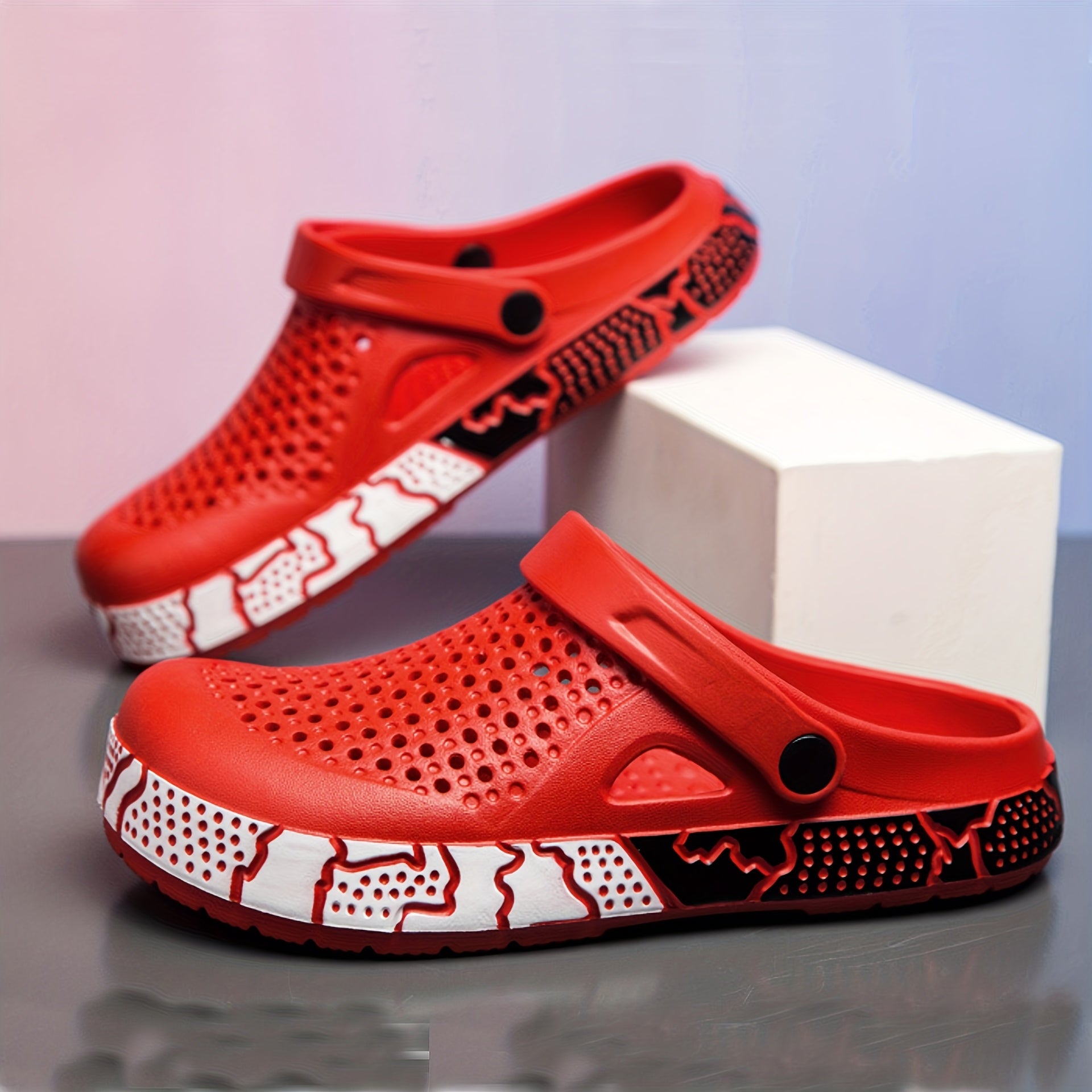 Women's Punk-Inspired Clogs Breathable Non-Slip EVA Beach Sandals