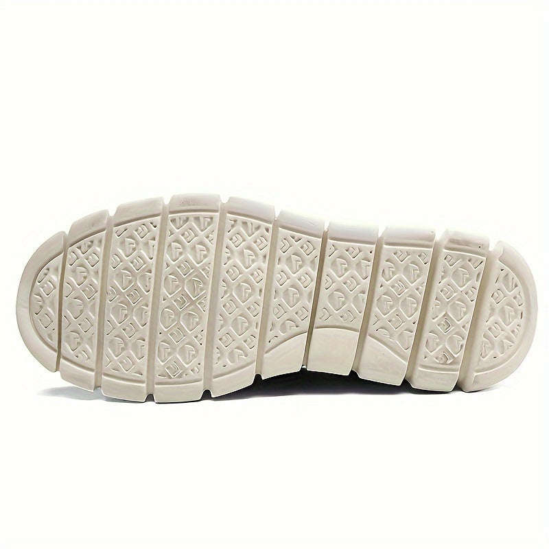 Men's Casual Slip-On Sneakers Breathable Fabric Round Toe for Party and Everyday Wear