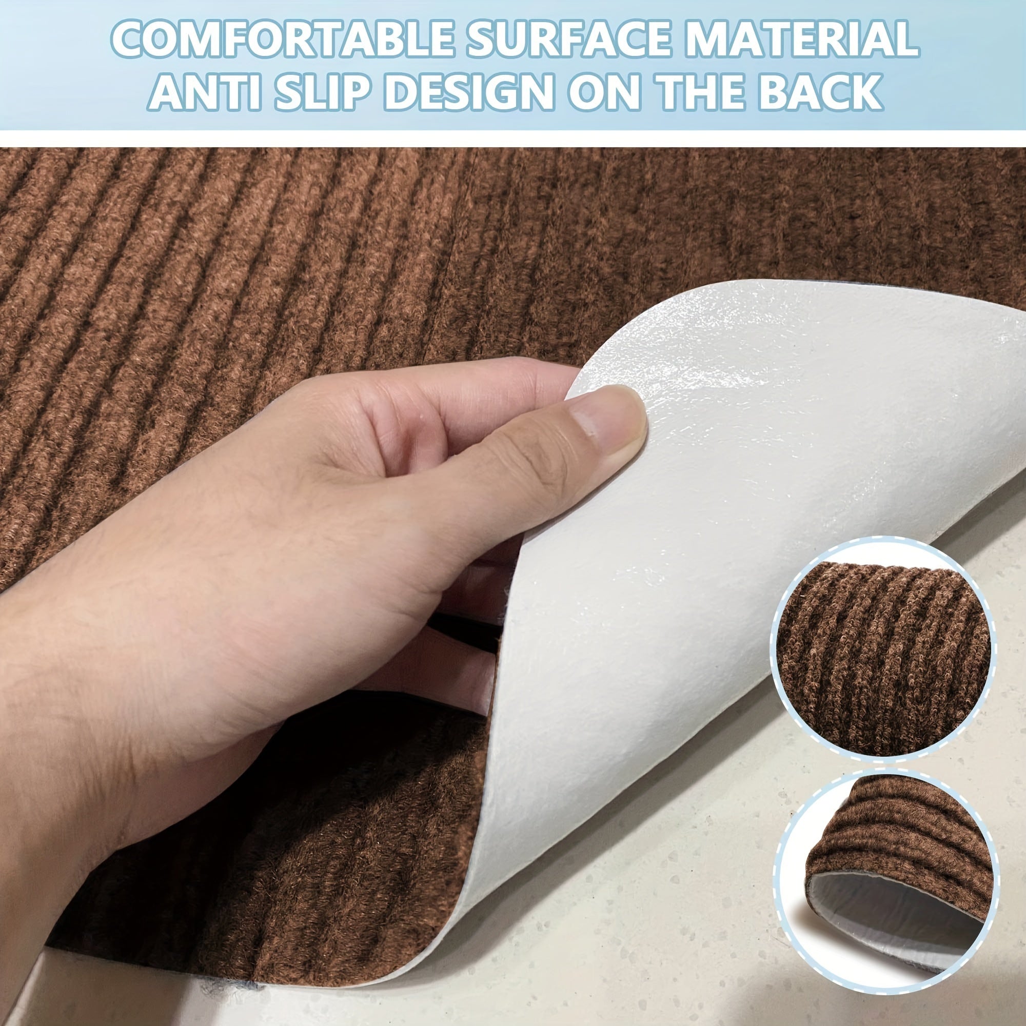 Высокоабсорбирующий нескользящий дверной коврик - быстросохнущий, легко чистящийся входной коврик с прочной резиновой основой для использования в помещении и на улице, устойчив к домашним животным и грязи, идеально подходит для любого сезона