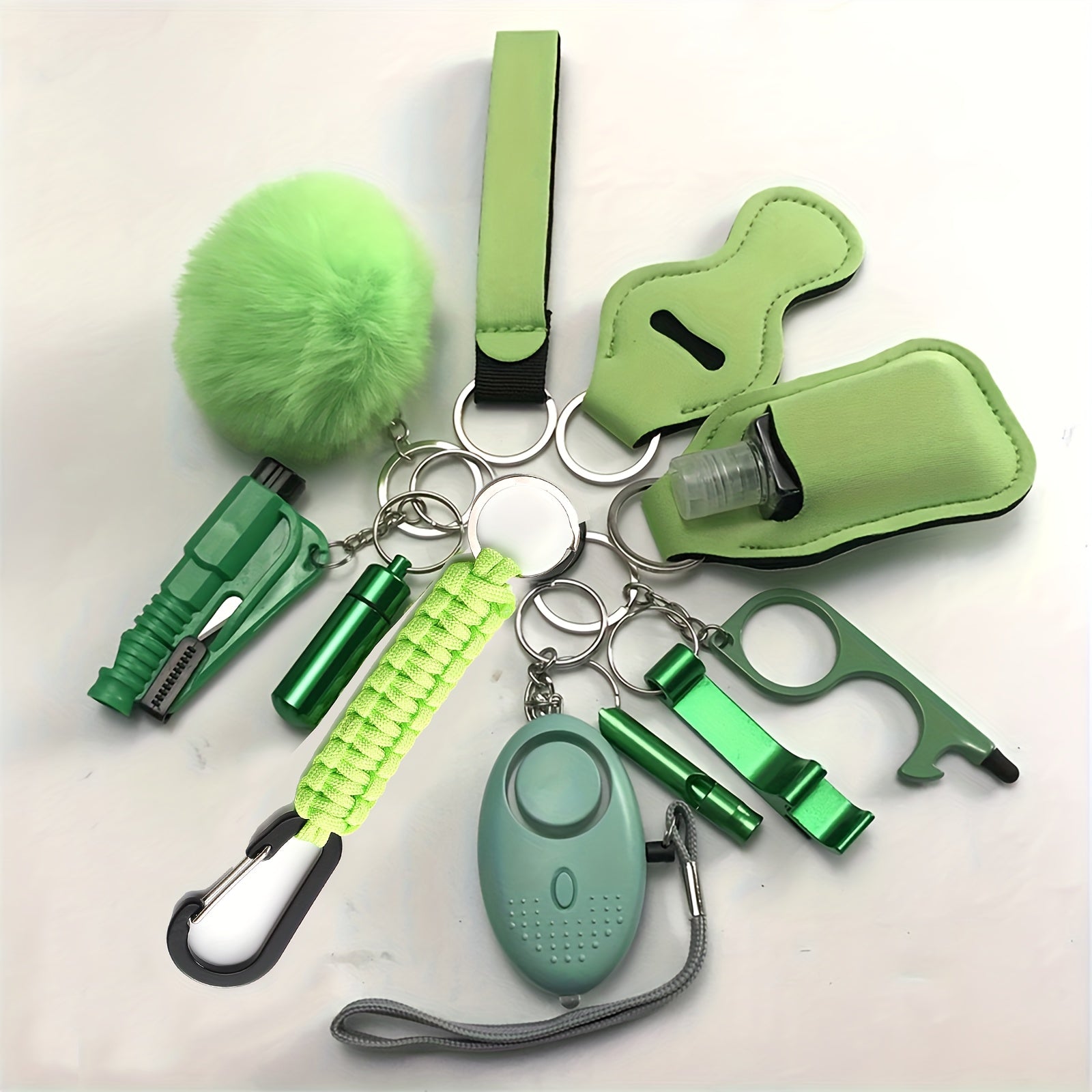 12-частный комплект безопасности: комплект личной безопасности с персональной сигнализацией и защитными аксессуарами - идеальный подарок на День святого Валентина для женщин