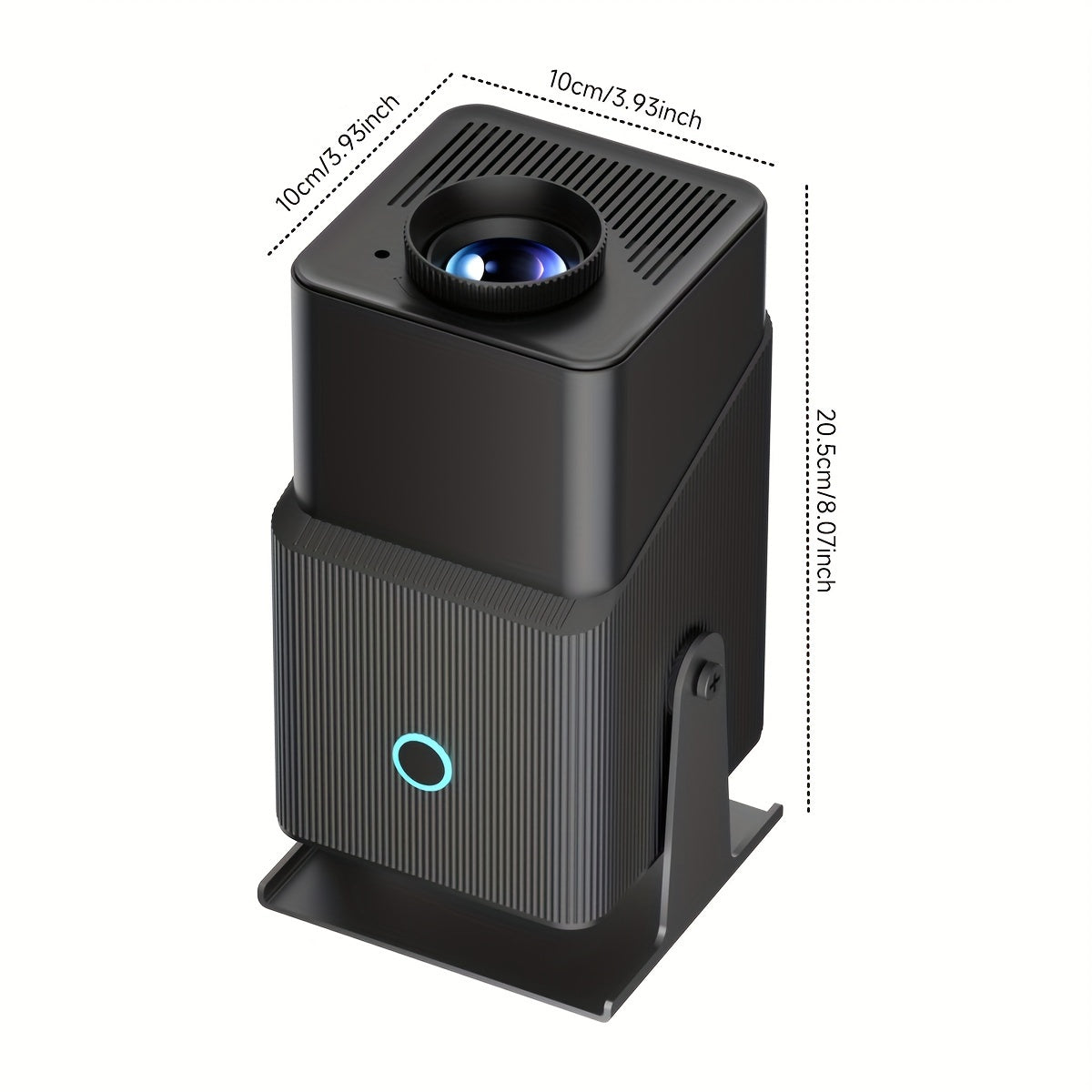 Mini Portable 1080P 4K Support Home Projector with WiFi Bluetooth