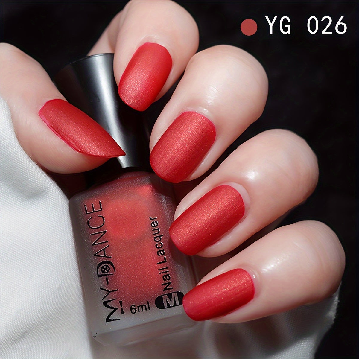 Women Velvet Matte Nail Polish 6ml Multi-Color Long-Lasting Frosted