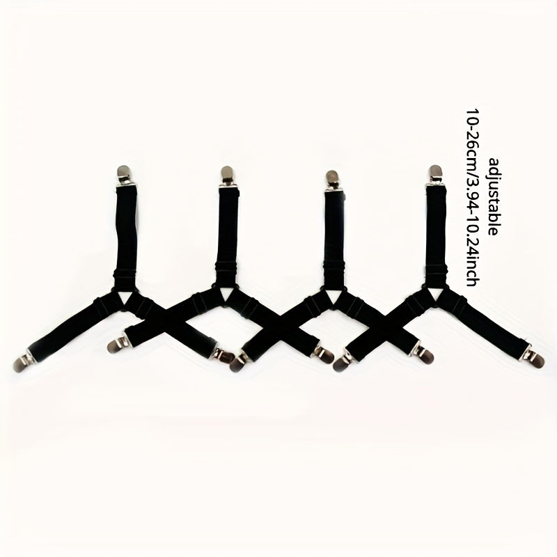 Set of 2 Adjustable Bed Sheet Clips for Deep Mattresses and Thick Bedding