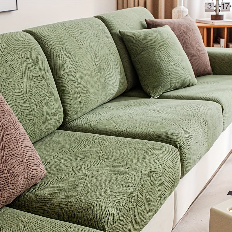 Универсальный комплект чехлов для подушек дивана для одно-, двух-, трех- и четырехместных диванов. Классический стиль, машинная стирка, защита ткани, мягкий материал, без украшений и принтов, вес ткани 250-300 г.