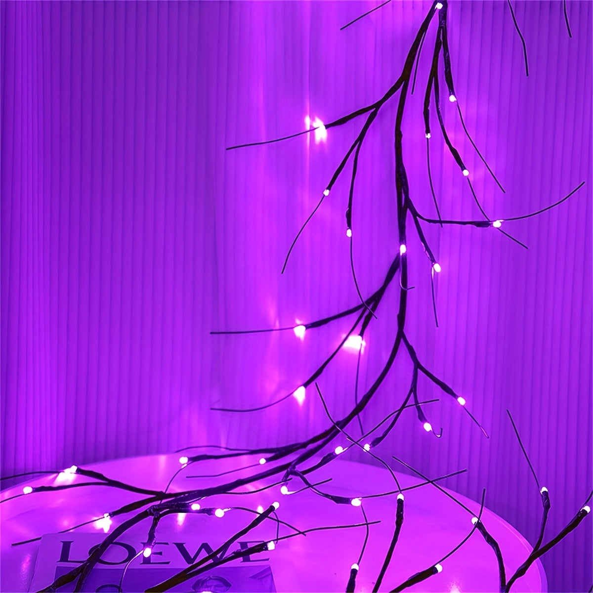 180 LED Waterfall Tree Fairy Lights with 9 Drops 2m Indoor USB Decor for Valentine's Day St. Patrick's Day Easter