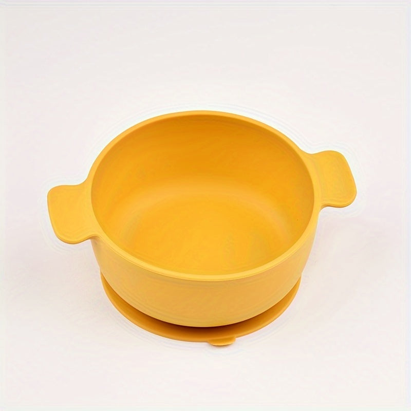 Silicone Feeding Bowl for Kids with Suction Cup Microwave Safe Dishwasher Safe