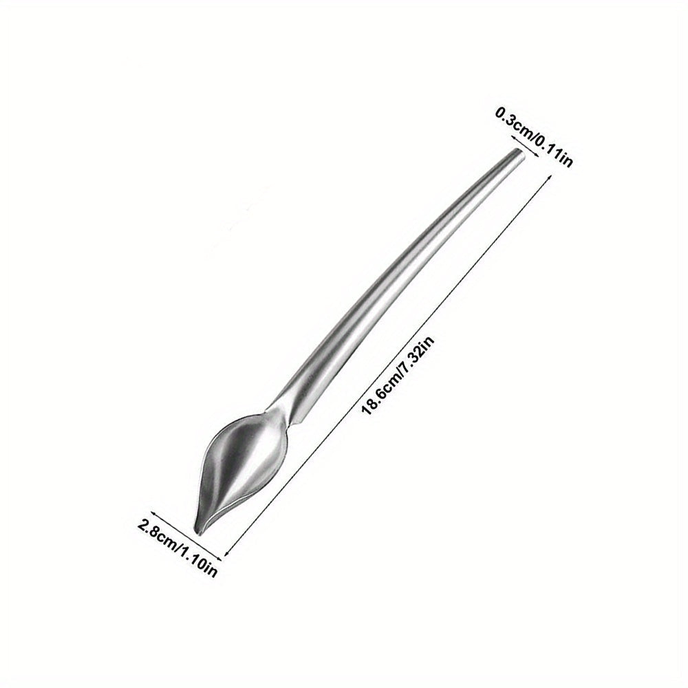 Stainless Steel Chocolate Piping Spoon for Pastries and Treats 1-Piece