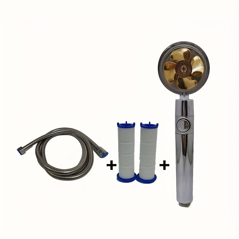 High Pressure Turbo Shower Head with Water Saving Filter for Bathroom and RV
