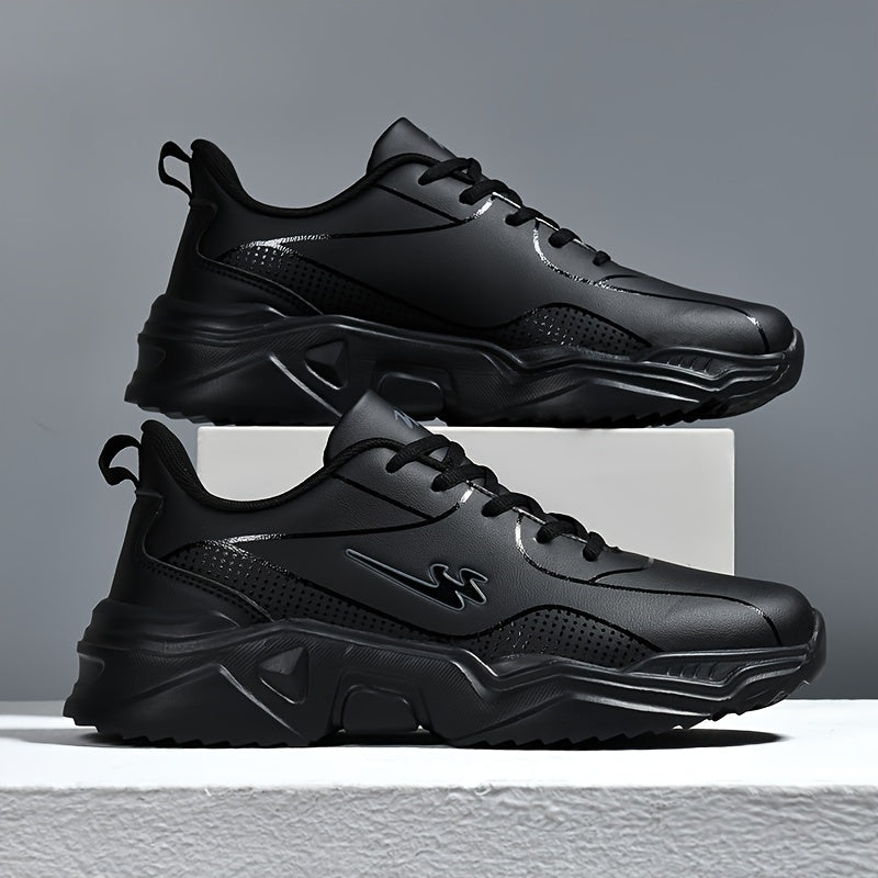 Men's Casual Sneakers Running Shoes Breathable Fabric Low Top Lace-Up Durable Sole