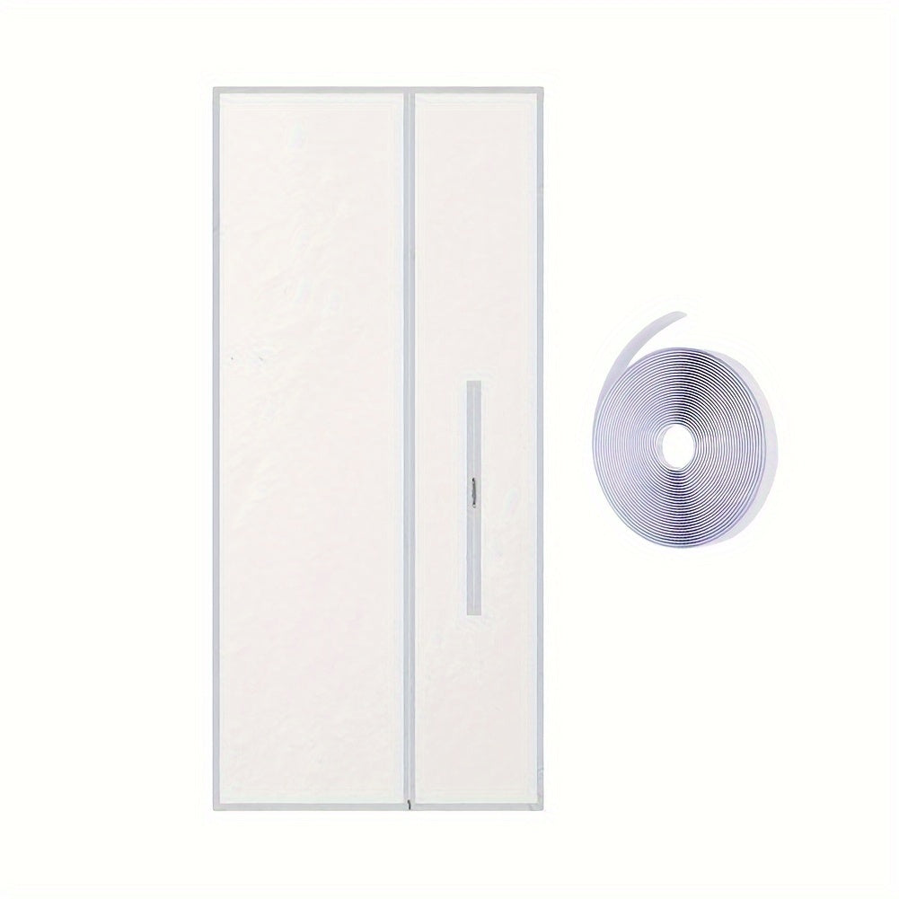 Indoor Mobile AC Sealing Accessory 58x90cm Door Window Baffle Cloth Plastic
