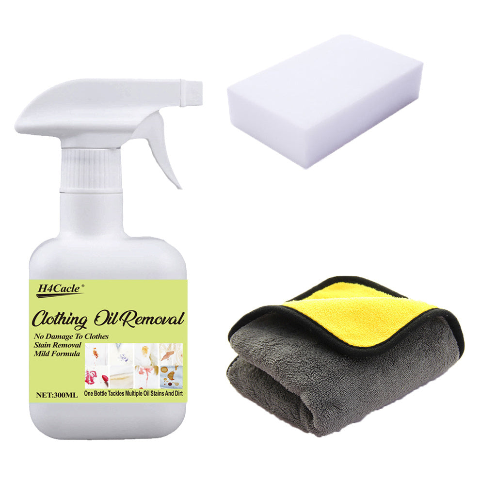 Multi-Action Stain Remover Spray 1 Fl Oz, Low Odor Citric Acid Degreaser for Fabric