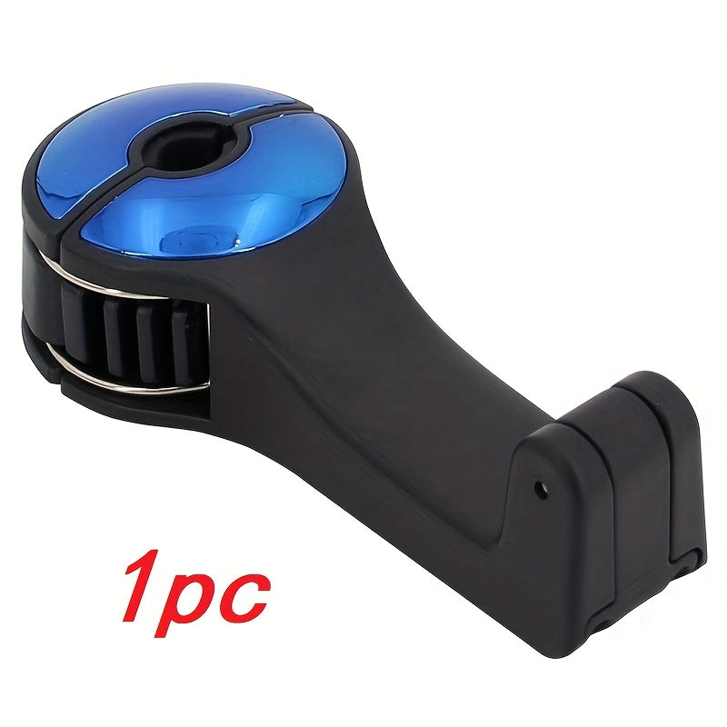 Universal Car Headrest Hook with Phone Holder PVC Durable 2-in-1 Organizer