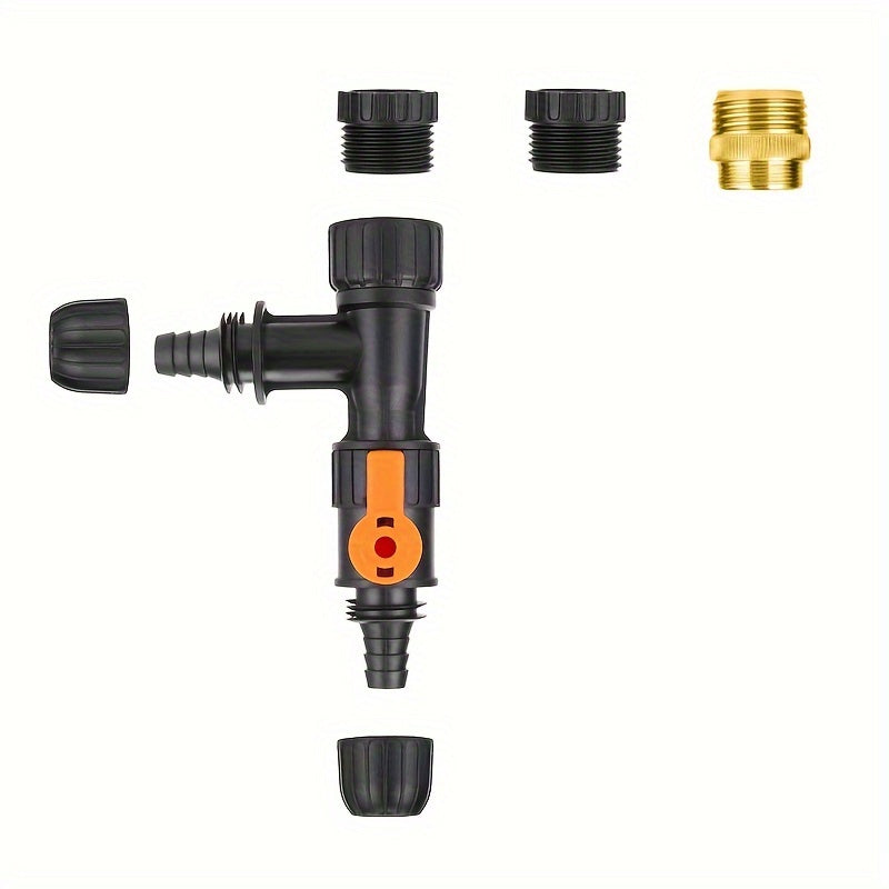 Aquarium Water Changer with Diverter Faucet Connector and Cleaning Tools