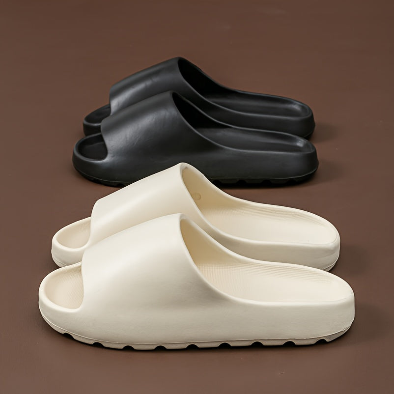 Унисекс мягкие слайды EVA тапочки на slip-on с противоскользящей текстурированной подошвой