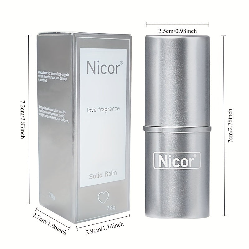 Unisex Solid Perfume Stick with Floral Scent and Plant Squalane 5 Scents