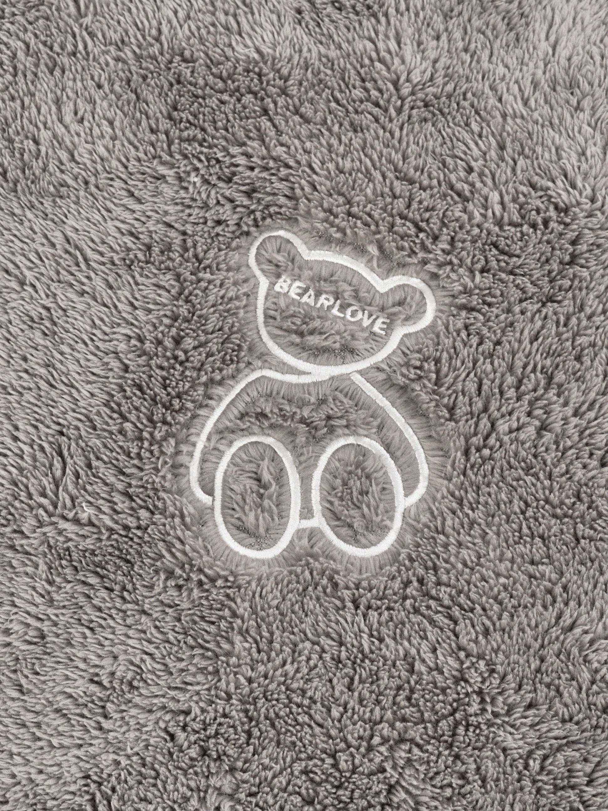 Men's Coral Fleece Hooded Robe Thick Warm Winter Pajamas with Front Tie Geometric Pattern