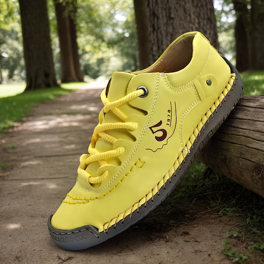 Women's Casual Slip-On Sneakers Flat Shoes Breathable Fabric Rubber Sole