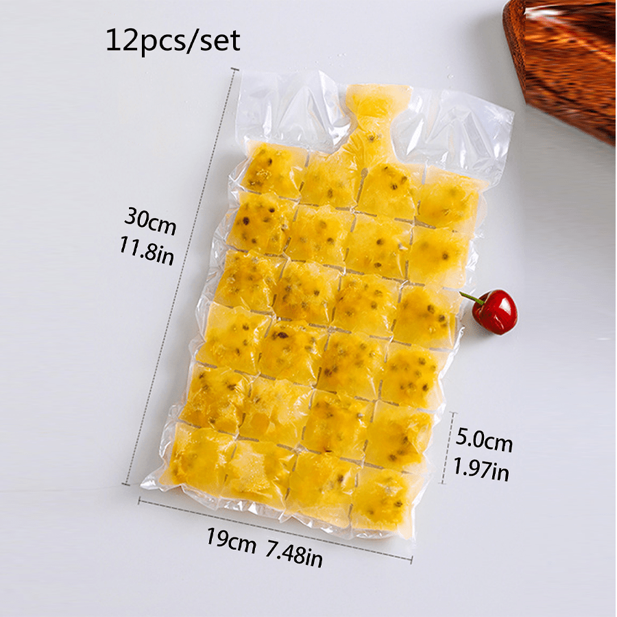 50 Pcs Beverage Ice Cubes Reusable Disposable Ice Machine Cubes
