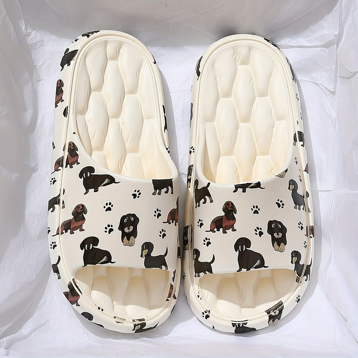 Women's Plus Size Summer Slides EVA Lightweight Comfortable Indoor Outdoor Beach Slippers