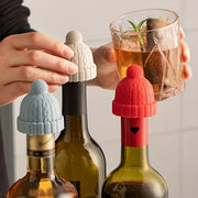 Silicone Hat-Shaped Wine Bottle Stopper Kitchen Dining Christmas Gift