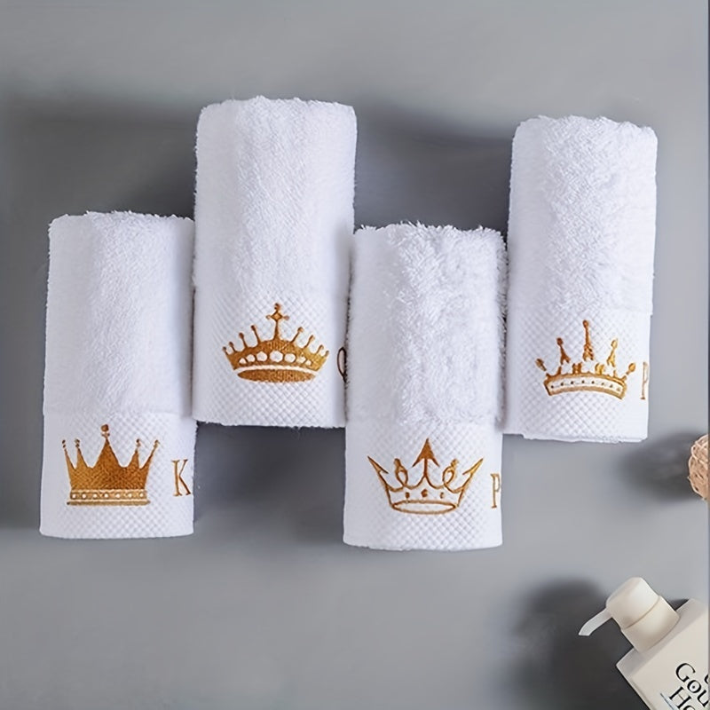 Cotton Bath Towels Soft Absorbent Embroidered for Household and Hotel Use