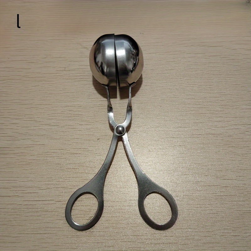 Herramienta de moldeador de albóndigas de acero inoxidable, herramienta manual para bolas de pescado y arroz, molde de cocina para cocinar