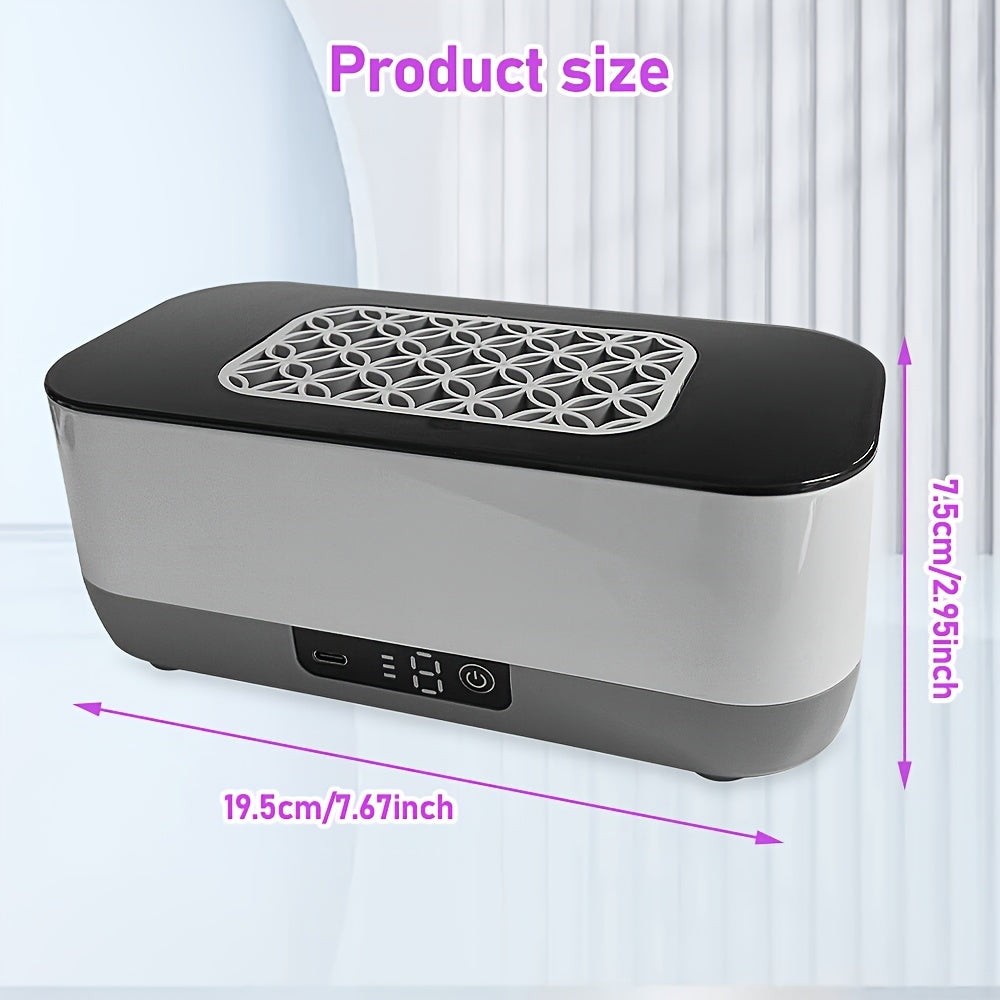 Портативное средство для чистки украшений и очков с вибрацией и USB-подзарядкой