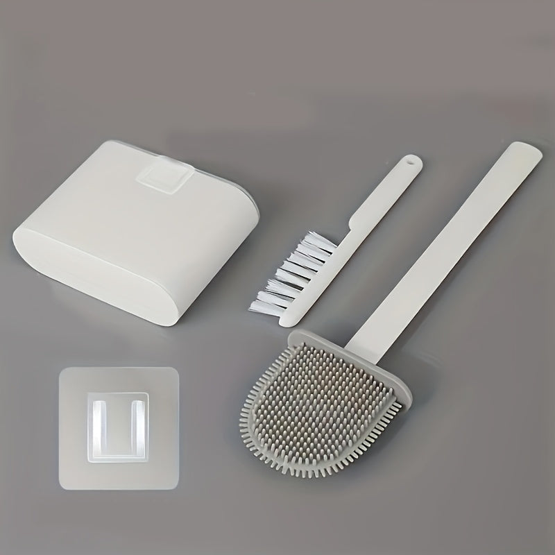 Silicone tualet cho'tkasi to'plami devorga o'rnatilgan, suv o'tkazmaydigan, tez quriydigan, qayta ishlatiladigan