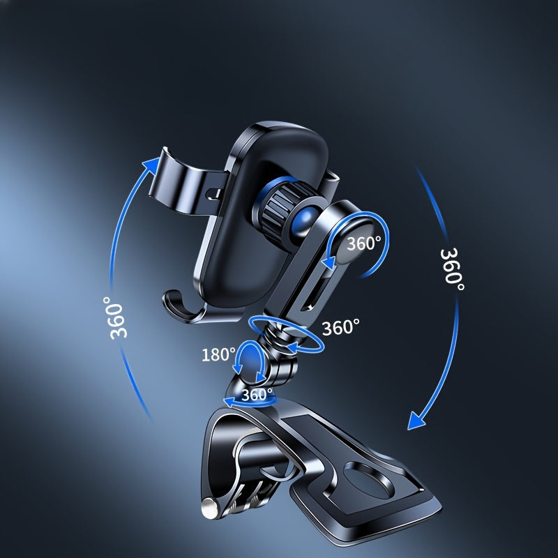 Universal ABS Dashboard Phone Mount Anti-Shake Support Bracket for Auto Navigation