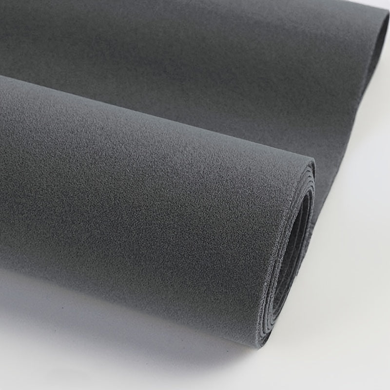 Self-Adhesive Velvet Felt Sticker Roll 1.2mm Black Red Gray Decorative Fabric for DIY Crafts Jewelry Boxes Car Interior